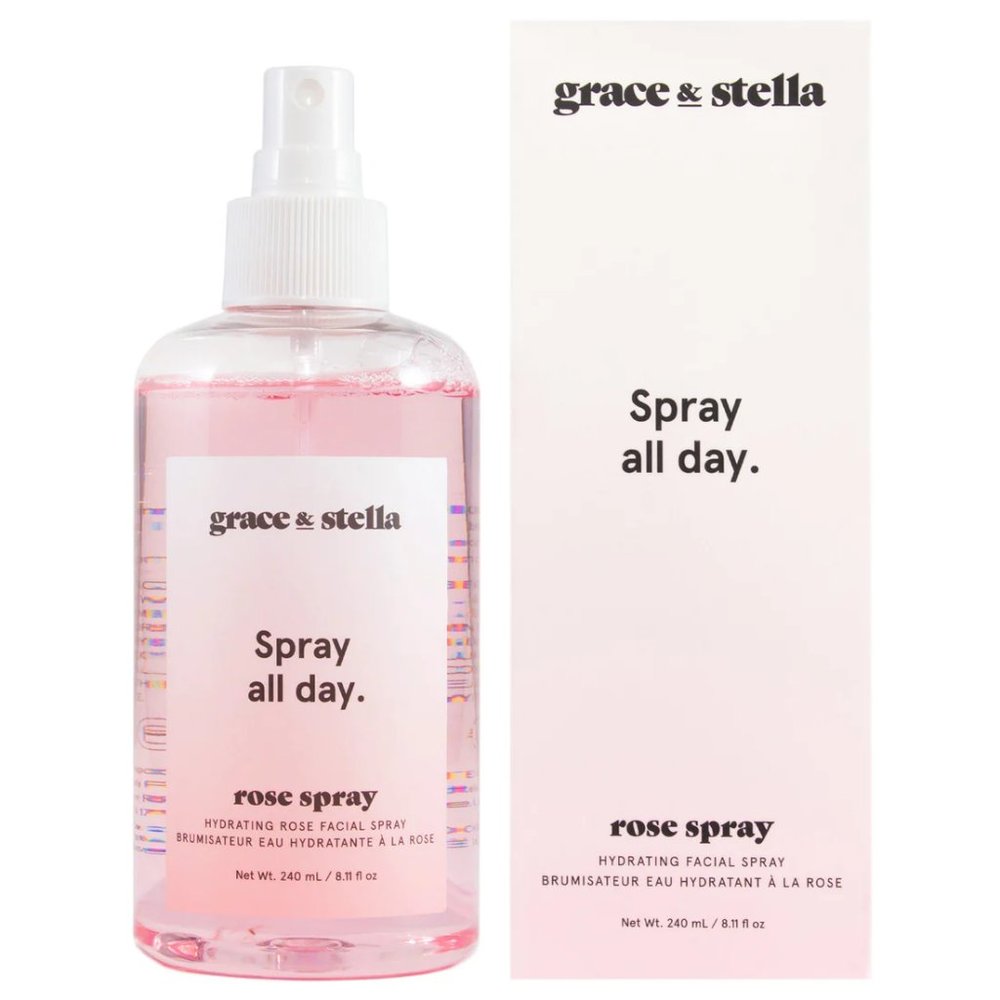 Grace & Stella Rose facial spray - Spray All Day Hydrating Mist 240ml / 8.11 oz.